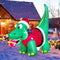 183cm Inflatable Christmas Dinosaur with LED Lights for Yard Party