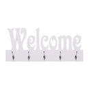 Wall Mounted Coat Rack Welcome White 740X295 Mm