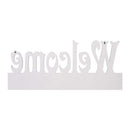 Wall Mounted Coat Rack Welcome White 740X295 Mm