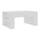 Coffee Table 100X60X42 Cm Chipboard White