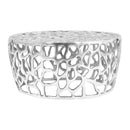 Coffee Table Casted Aluminium 70X30 Cm Silver