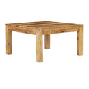 Coffee Table 80X80X40 Cm Solid Mango Wood