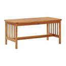 Coffee Table Solid Acacia Wood 102X50X43 Cm
