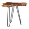 Coffee Table 70X45 Cm Solid Teak Wood And Polyresin