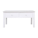 Coffee Table White 100X50X45 Cm Wood