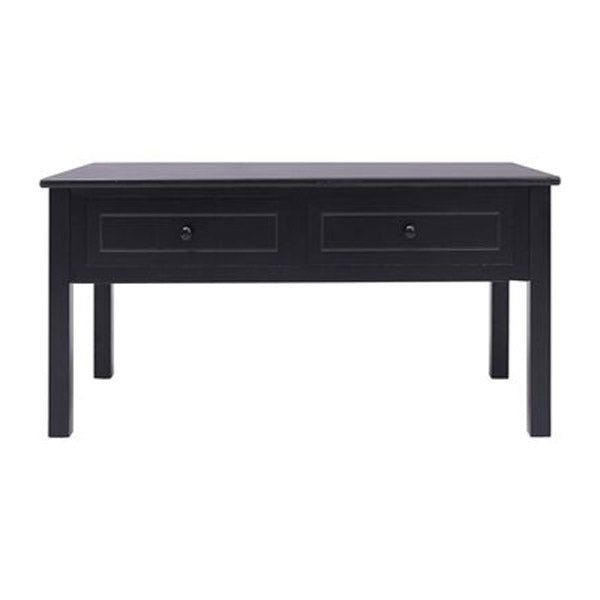 Coffee Table Black 100X50X45 Cm Wood