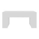 Coffee Table 100X60X42 Cm Chipboard White