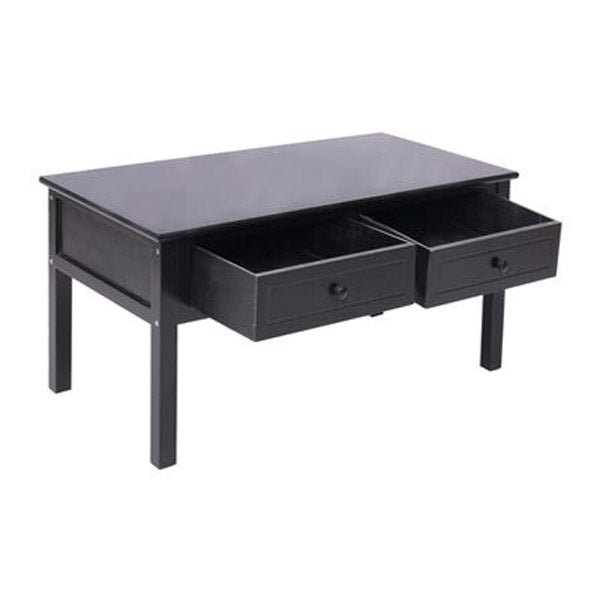 Coffee Table Black 100X50X45 Cm Wood