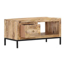 Coffee Table 88X50X42 Cm Solid Mango Wood