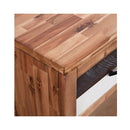 Console Table Solid Acacia Wood 86X30X75 Cm
