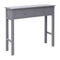 Console Table Grey 90X30X77 Cm Wood
