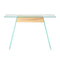 Console Table Mdf And Glass 120X30X76 Cm