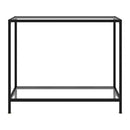 Console Table Transparent 100X35X75 Cm Tempered Glass