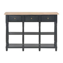 Console Table Black 120X30X76 Cm Mdf