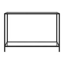 Console Table Transparent 120X35X75 Cm Tempered Glass
