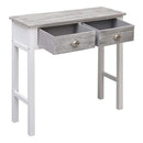 Console Table 90X30X77 Cm Wood Grey