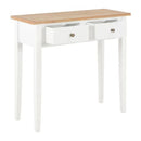 Dressing Console Table White 79X30X74 Cm Wood