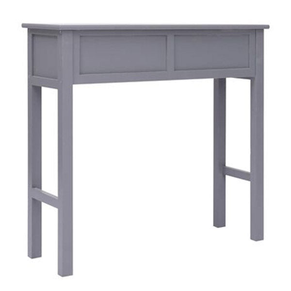 Console Table Grey 90X30X77 Cm Wood