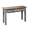 Console Table Grey 110X40X72Cm Solid Pine Wood Panama Range