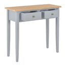 Dressing Console Table Grey 79X30X74 Cm Wood