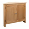 Corner Cabinet 80 Cm Solid Oak Wood