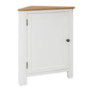 Corner Cabinet 59X36X80 Cm Solid Oak Wood