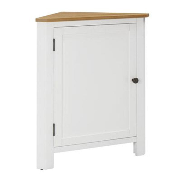 Corner Cabinet 59X36X80 Cm Solid Oak Wood