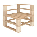 Garden Pallet Corner Sofa Wood