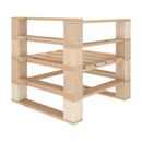 Garden Pallet Corner Sofa Wood