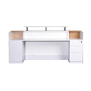 Pavilion Reception Counter Gloss White