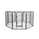 8 Panel Pet Dog Playpen Puppy Exercise Cage Enclosure Fence Cat Play