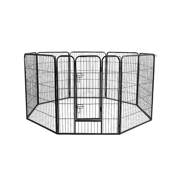 8 Panel Pet Dog Playpen Puppy Exercise Cage Enclosure Fence Cat Play
