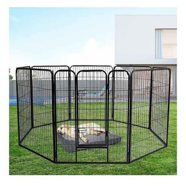 8 Panel Pet Dog Playpen Puppy Exercise Cage Enclosure Fence Cat Play