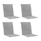 Garden Chair Cushions 4 Pcs 100X50X3 Cm