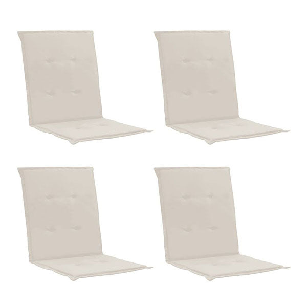 Garden Chair Cushions 4 Pcs 100X50X3 Cm