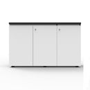 Cupboard Swing 3 Door Natural White 1200X450X730Mm