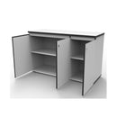 Cupboard Swing 3 Door Natural White 1200X450X730Mm