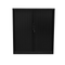 Move Tambour Door Unit 5 Shelves Included 1981 X 1200 X 473Mm Black