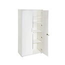 Full Door Cabinet 900Mm W X 450Mm D X 1800Mm H Natural White