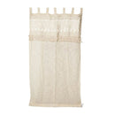 Hand Knitted Cotton Curtain Natural 120X200Cm