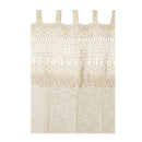 Hand Knitted Cotton Curtain Natural 120X200Cm