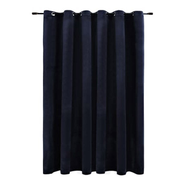 Blackout Curtain With Metal Rings Velvet 290X245 Cm