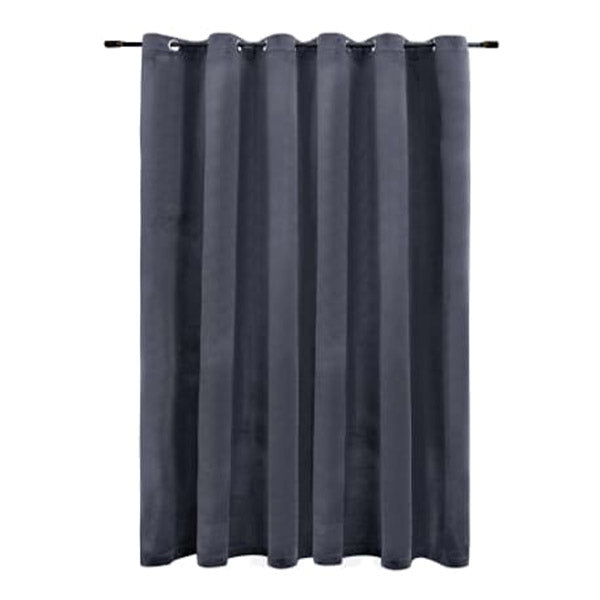 Blackout Curtain With Metal Rings Velvet 290X245 Cm