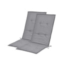 Garden Chair Cushions 2 Pcs Anthracite 120 X 50 X 3 Cm