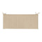 Garden Bench Cushion Beige 150X50X3 Cm