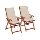 Garden Chair Cushions 2 Pcs Anthracite 120 X 50 X 3 Cm