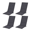 Garden Chair Cushions 4 Pcs 120X50X3 Cm