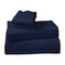 1000 Thread Count Cotton Rich King Bed Sheets 4 Piece Set Navy