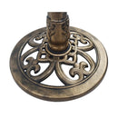 Garden Bird Bath Bronze Plastic