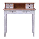 Writing Desk With Drawers 90X50X101Cm Solid Reclaimed Wood